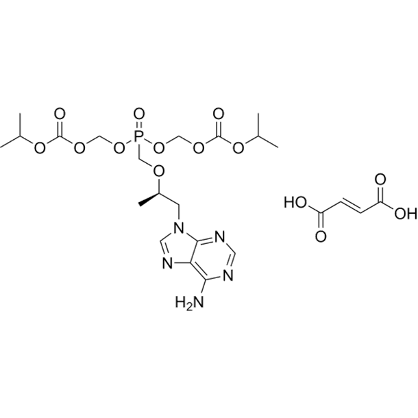 Tenofovir Disoproxil fumarate Chemical Structure