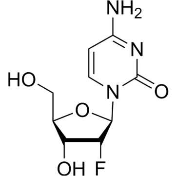 2'-Deoxy-2'-fluorocytidine Chemical Structure