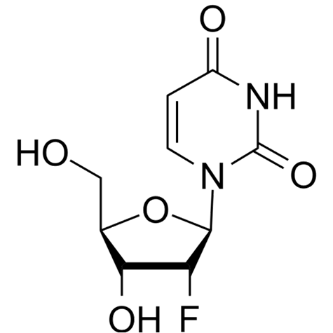 2'-Deoxy-2'-fluorouridine Chemical Structure