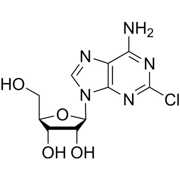 2-Chloroadenosine Chemical Structure